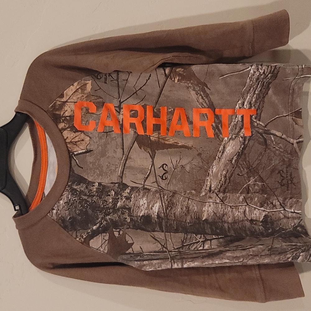 Carhartt BOYS CARHARTT CAMO RAGLAN TSHIRT